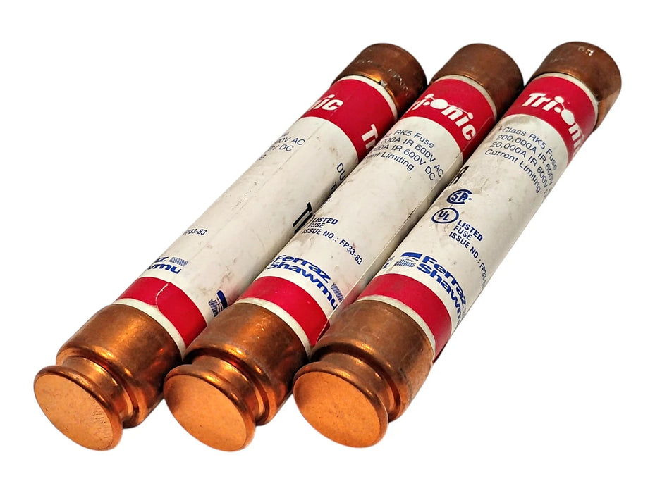 Ferraz Shawmut TRS1-6/10R 600 V AC/DC 1.6 A Current-Limiting Time-Delay Fuses
