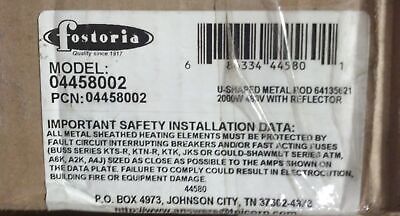 TPI Fostoria 04458002 U Shape Heating Rod Element w Metal Reflector 2000 W 480 V