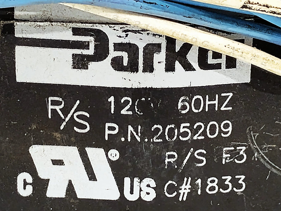Parker 205209 120 V AC Refrigeration Solenoid Valve Coil Only