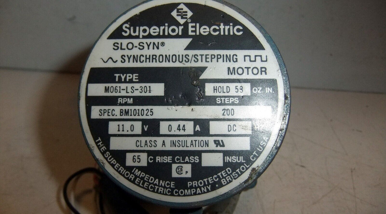Superior Electric M061-LS-301 Synchronous Stepper Motor