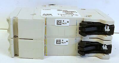 ABB S202U-K8A 240 V AC 8 A 2 Pole Miniature Circuit Breaker