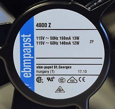 ebm-papst 4800 Z 115 V Component Fan