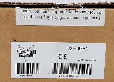 Automation Direct D2-09B-1 9 Slot DirectLOGIC 205 PLC I/O Base