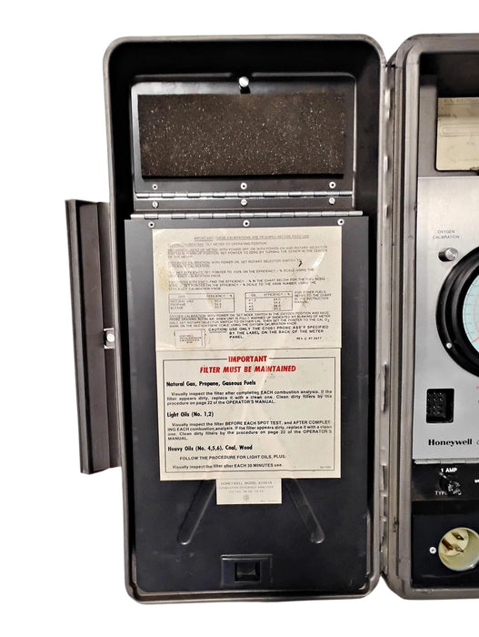 Honeywell A7001A 120 V AC 75 VA Combustion Efficiency Analyzer