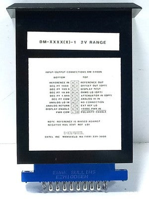 Datel DM-3100N DM-XXXX(X)-1 2 V DC Digital LED Panel Meter
