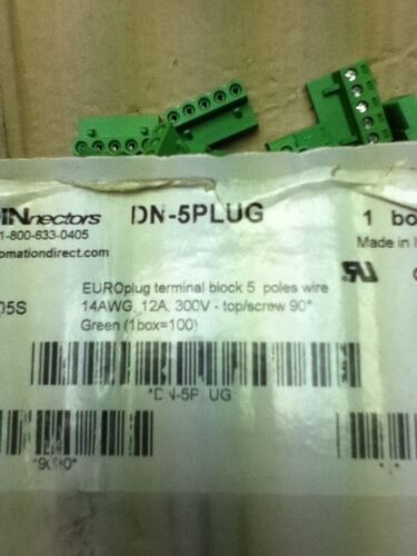 97 AUTOMATION DIRECT DN-5PLUG TERMINAL BLOCKS