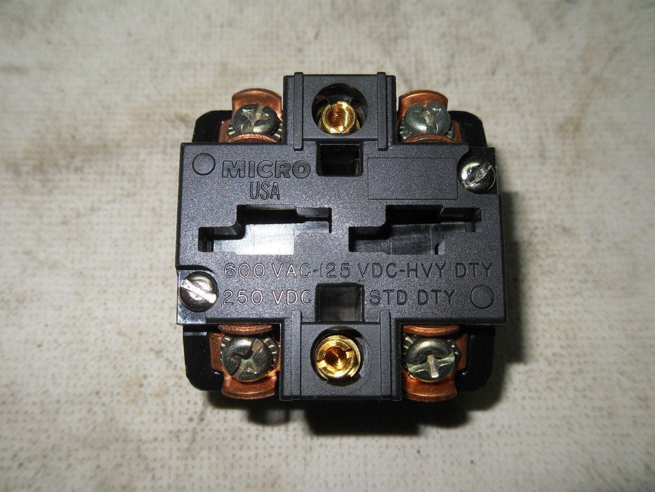 Lot Of 2 Nib MICRO SWITCH Ptcf Contact Blocks