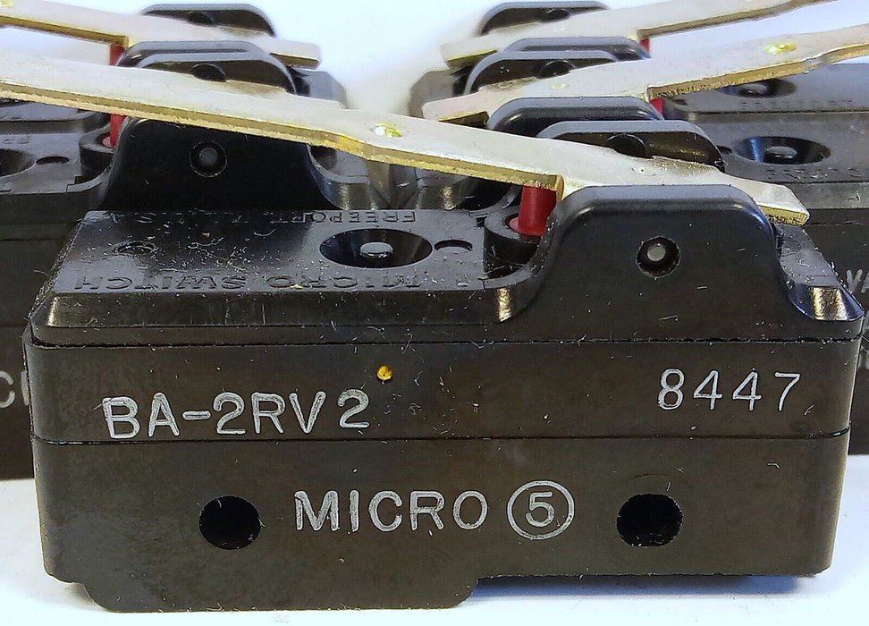 Micro Switch BA-2RV2 125/250/480 V AC/DC 10-20 A Roller Plunger Limit Switch
