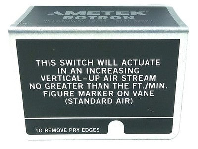 Ametek Rotron 041101 2C Type 1003 250 V AC 5 A Air Flow Switch