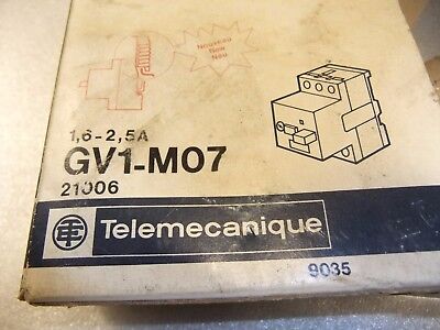Telemecanique GV1-M07 Motor Protector 1.6-2.5A