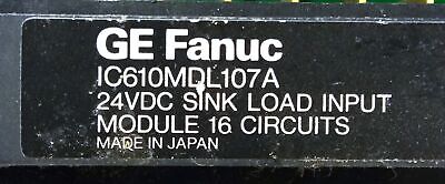 GE Fanuc IC610MDL107A 24 V DC 16 Circuits PLC Input Module