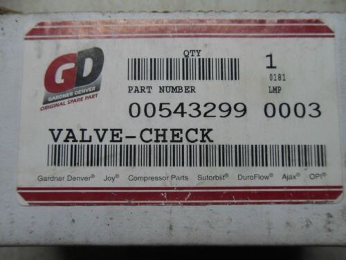 1 Gardner Denver Wm-639-A 00543299 0003 Check Valve