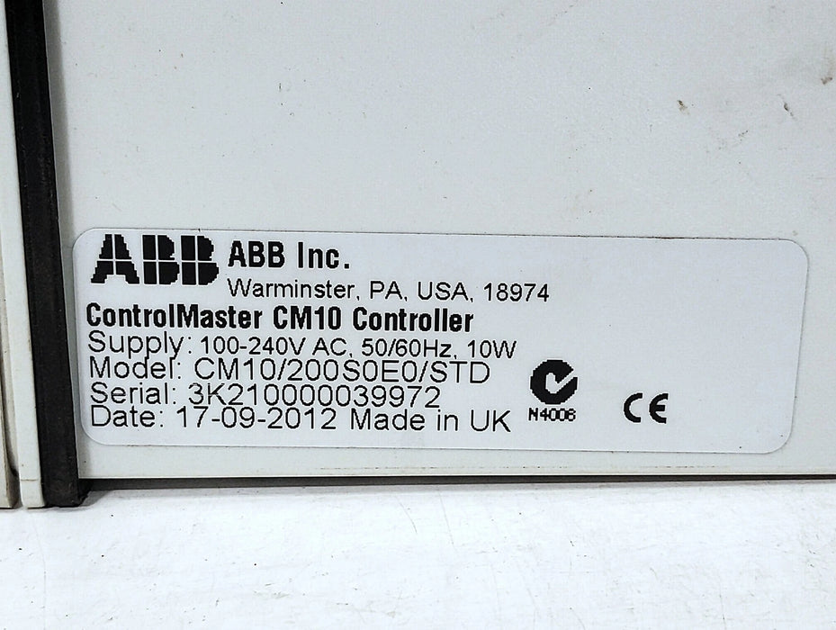 ABB CM10/200S0E0/STD 100-240 V AC 10 W PLC Microprocessor Controller