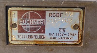 Euchner RGBF02R16-502 24 V DC / 250 V AC 10 A Upright Multiple Limit Switch