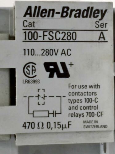 Allen-Bradley 100-C12D10 with a 100-FSC280 Surge Suppressor