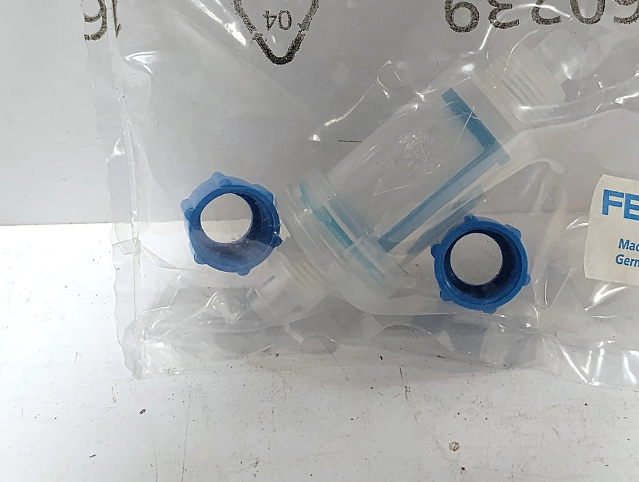 Festo VAF-PK-6 160239 50 Micron Vacuum Filter for Open Vacuum Systems