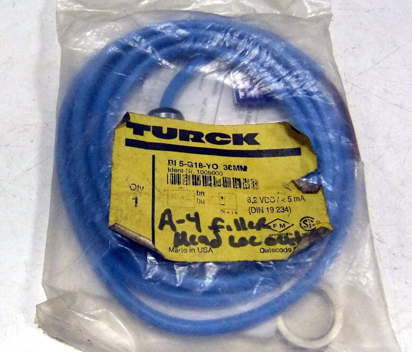 Turck BI 5-G18-YO Proximity Sensor