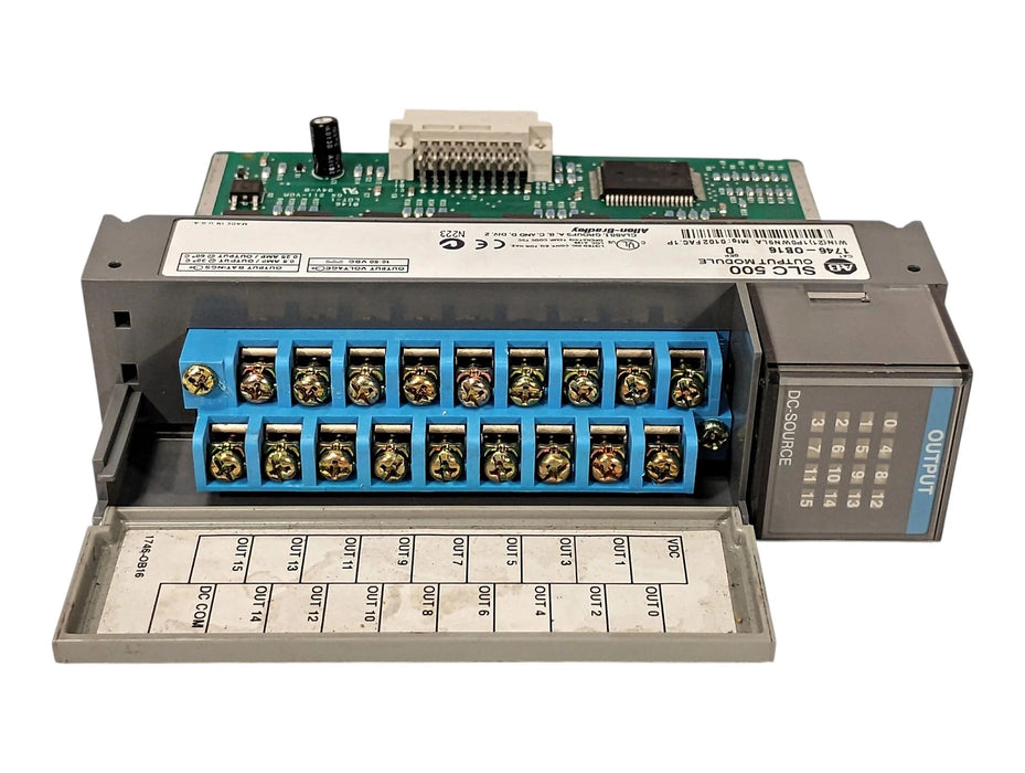 Allen-Bradley 1746-OB16 Series D 10-50 VDC Digital PLC Output Module
