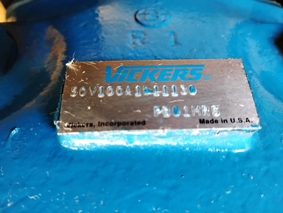 Vickers 50V100A 1B11 130 100 GPM Single Hydraulic Vane Pump