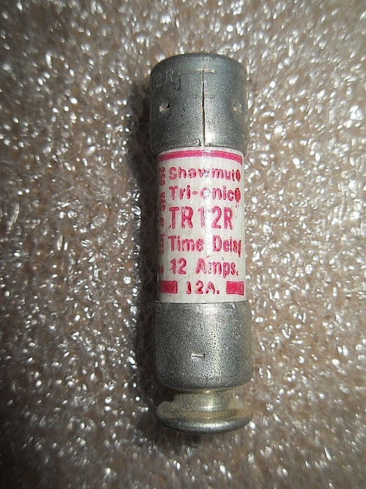 9 Gould Shawmut Tri-Onic TR12R 250VAC Fuses