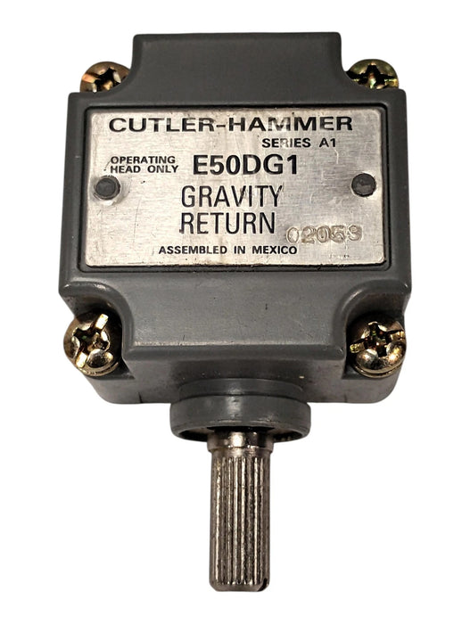 Cutler-Hammer E50DG1 Gravity Return Rotary Gear Limit Switch Actuator