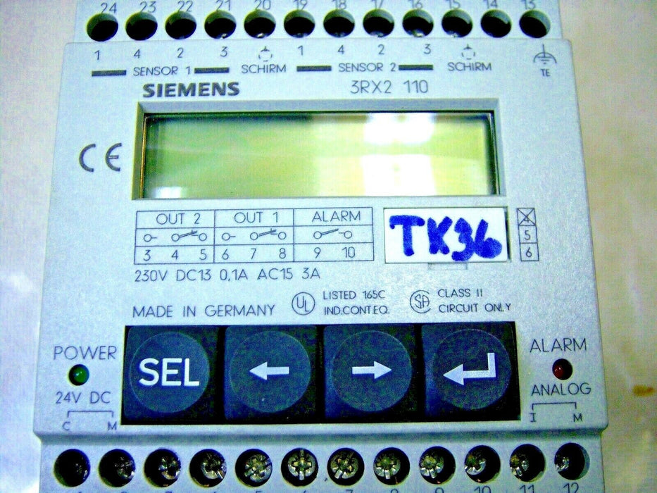 Siemens Plotting Device 3RX2-110 Control Unit