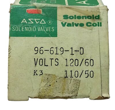 ASCO 96-619-1-D MP-C-015 110/120 V AC Solenoid Valve Coil Only