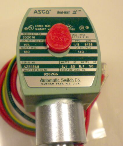 ASCO Valve 8262G6 2 Way 1/8"