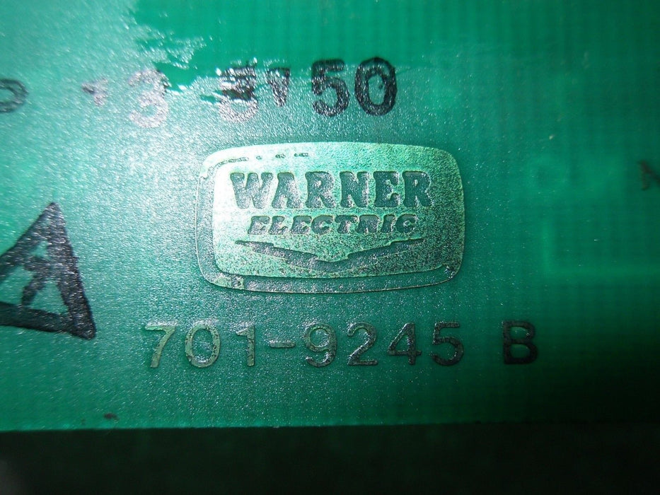 1 WARNER ELECTRIC 701-9245 B PC BOARD