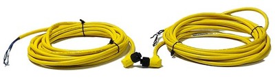 Allen-Bradley 889D-R4AC-5 PLC Cable w/ One 4 Pin DC Micro M12 Angled Connector