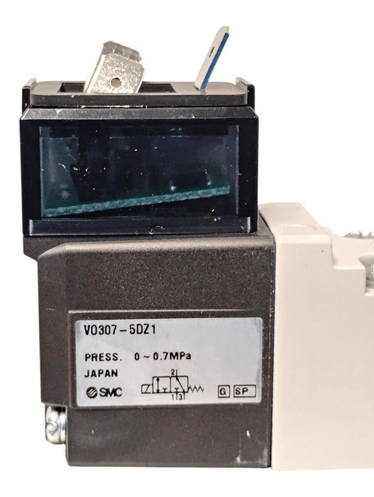 SMC VNC411A-25A-5DZ 0-0.5 MPa Solenoid Valve w/ 24 V DC Coil and 1 in Rc Port