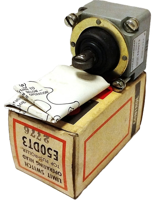 Cutler-Hammer E50DT3 Roller Plunger Limit Switch Operating Head Only