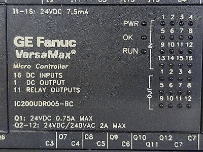 GE Fanuc IC200UDR005-BC VersaMax PKC Input & Output Module