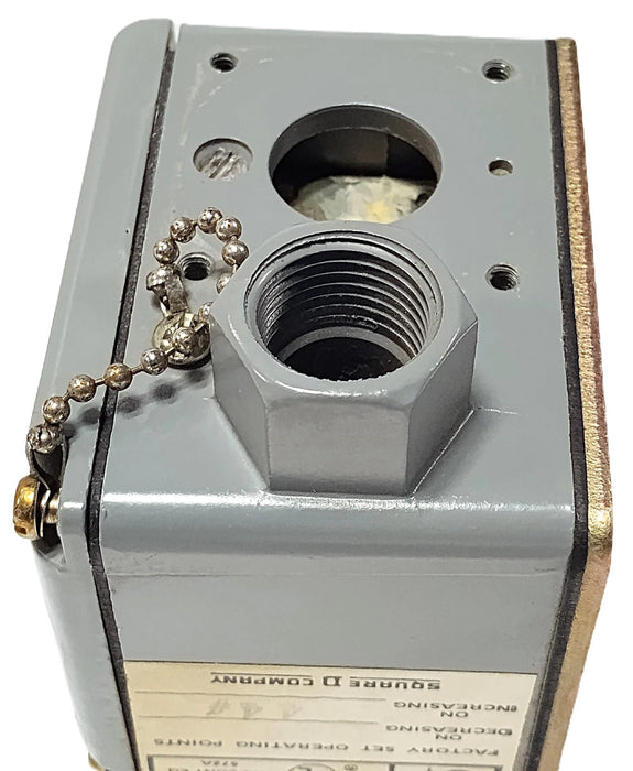 Square D 9012ACW5 Ser B 600 V AC 1-75 psi Differential Pressure Switch