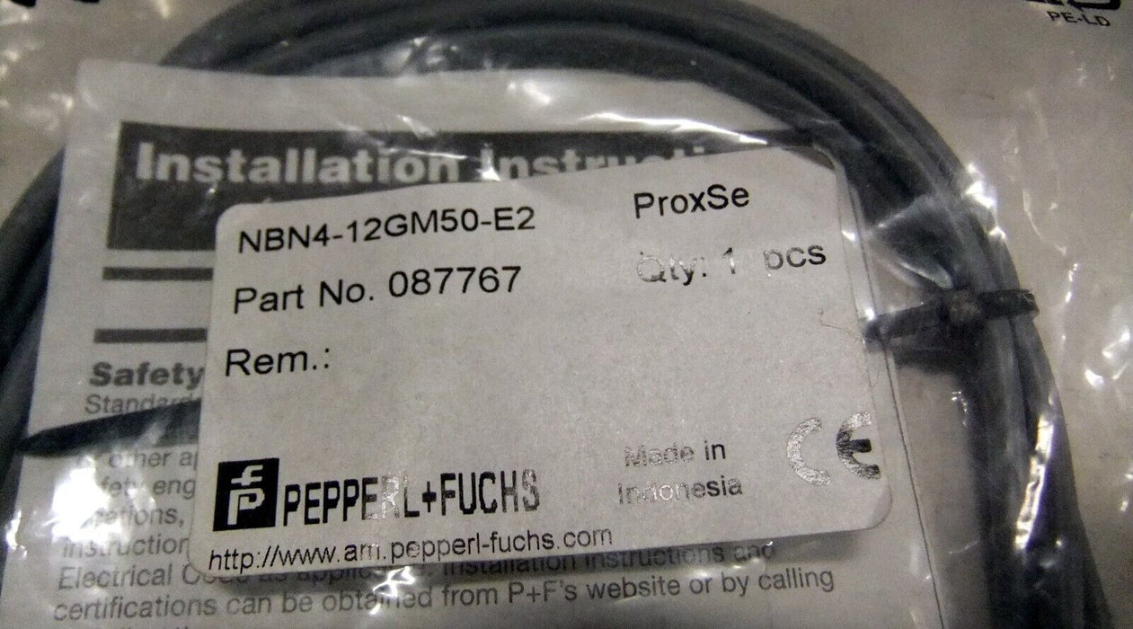 Pepperl NBN4-12GM50-E2 087767 Proximity Sensor