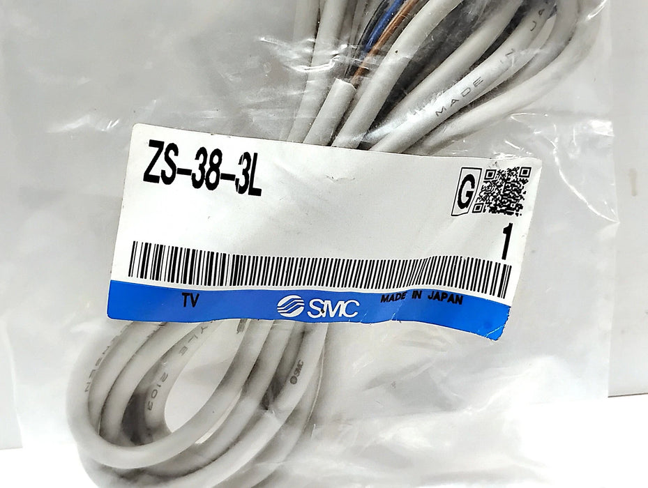 SMC ZS-38-3L PLC Cable for use with ZSE30A/ISE30A Digital Pressure Gauge