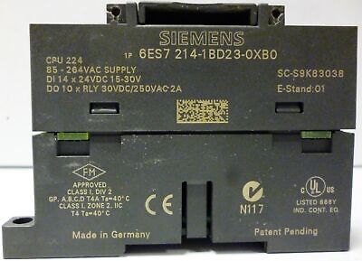 Siemens 6ES7214-1BD23-0XB0 PLC Processor