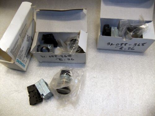LOT OF 3 Siemens PUSHBUTTONS 3SB3 602-0AA11