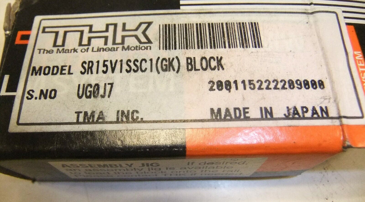 THK Bearing SR15V1SSC1