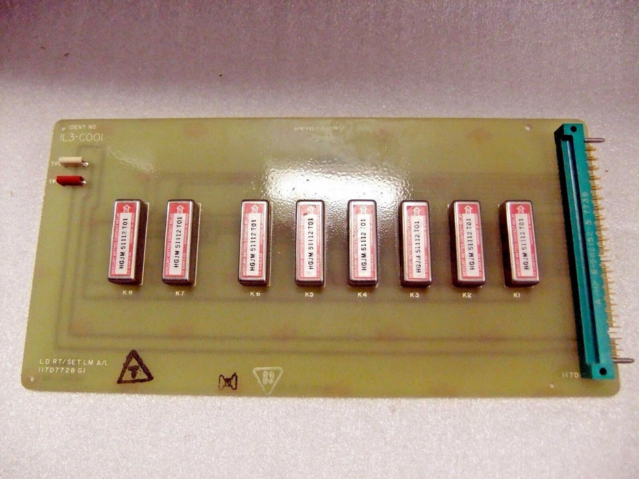 GE Load Rate Set Limit Card 117D7728G1