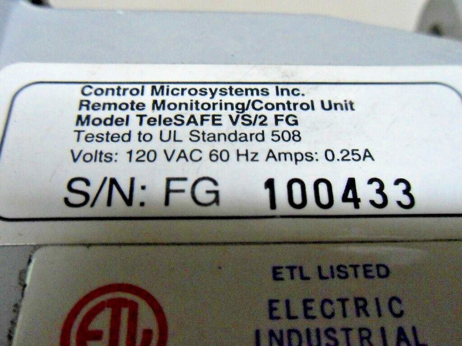 Control Microsystems FG100433 TeleSAFE VS/2 control unit enclosure
