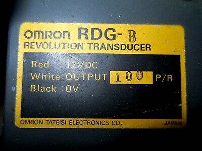 1 OMRON RDG-B REVOLUTION TRANSDUCER