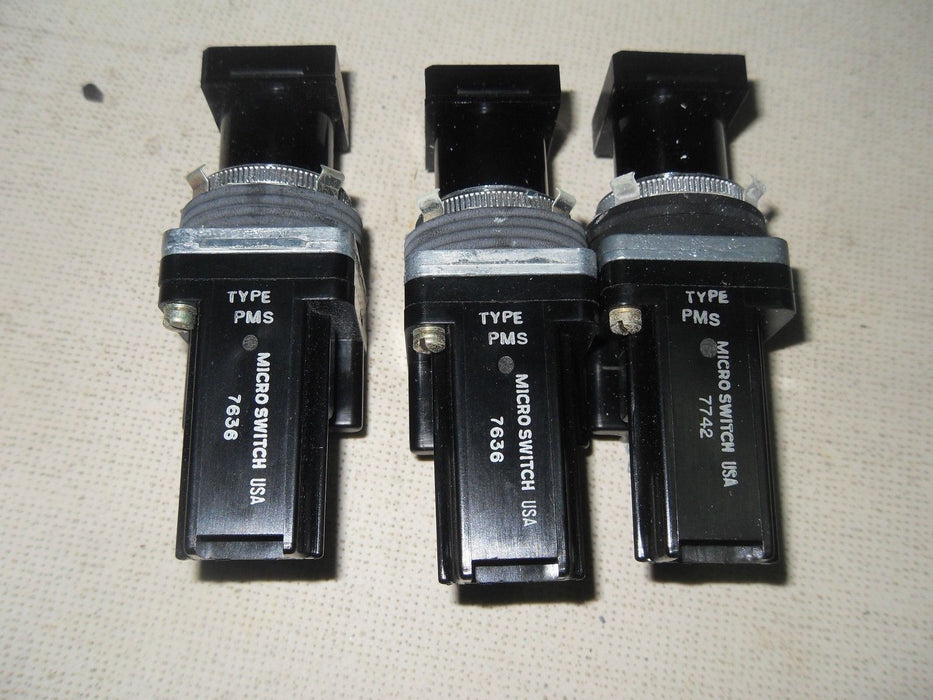 3 Microswitch Pms21A1 Push Button Switch