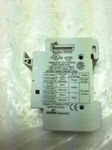 Bussmann CHCC2D FUSEHOLDER