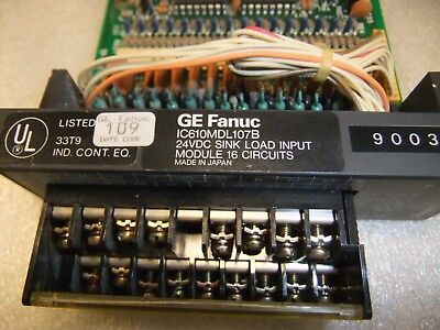 Fanuc Input Module IC610MDL107B 24VDC Sink Load Input