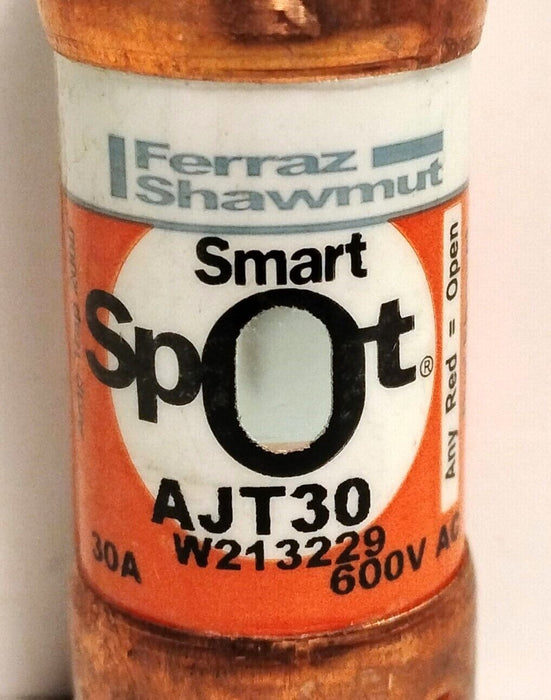 Mersen AJT30 Smart Spot 600 V AC 30 A Current-Limiting Time-Delay Fuses