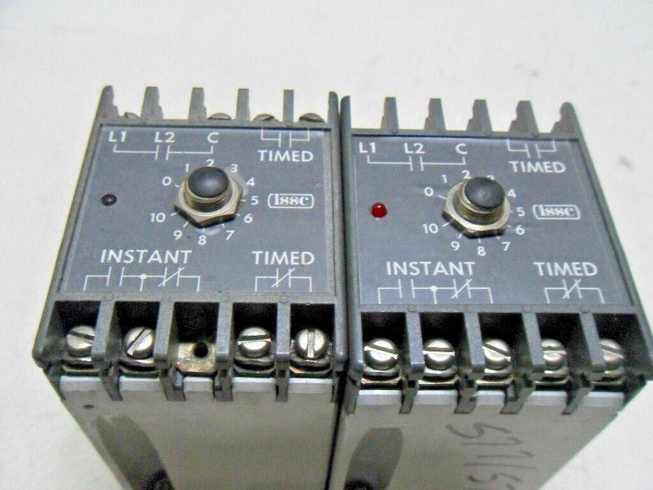 2 ISSC 1022-1-W-1-A-B Timed Relays