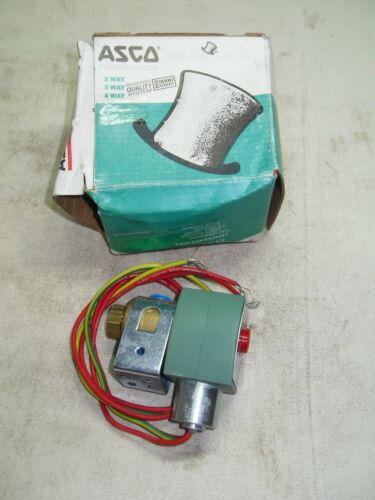 1 NIB ASCO 8262G31 SOLENOID VALVE W/ COIL # 238210-032D