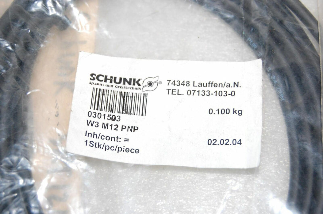 4 Schunk W3-M12-PNP Proximity Switch