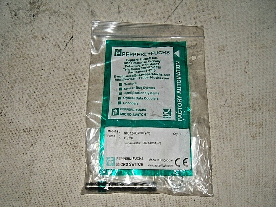 Pepperl 082730 Proximity Switch NBB 1.5-8GM50-E2-V3